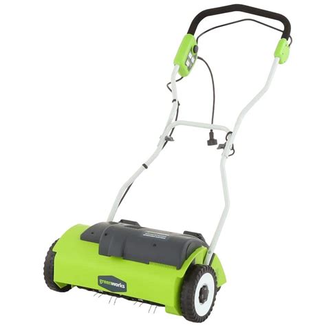 greenworks cordless cultivator|best lawn dethatcher for home use.